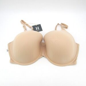 Harper Wilde Base New Bra Contour Cup Underwire Bra Tan Size 42 DDD F  NWT